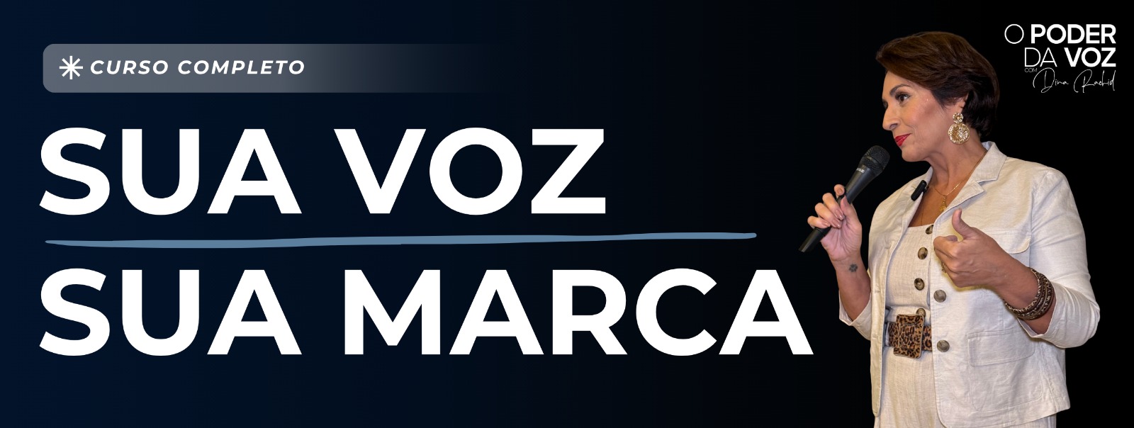 ​O Poder da Voz, com Dina Rachid, abre nova turma presencial em Salvador