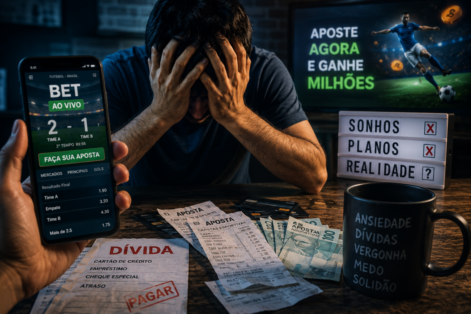 ​Quando a aposta deixa de ser jogo e começa a destruir vidas