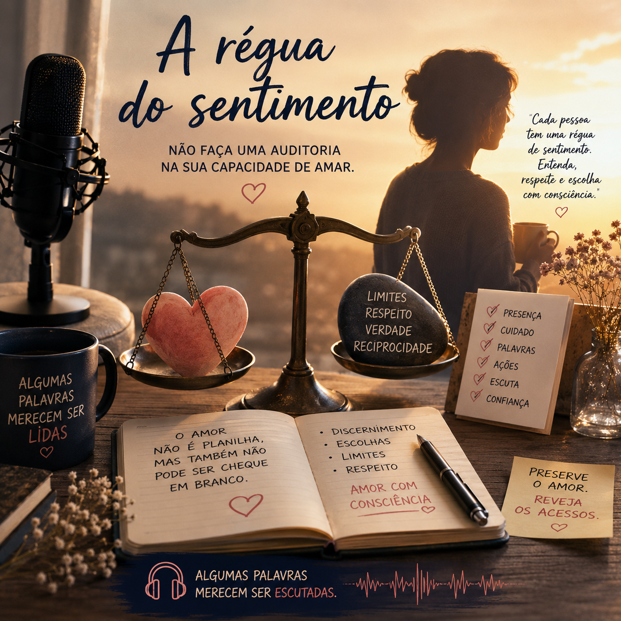 Artigo falado: A régua do sentimento
